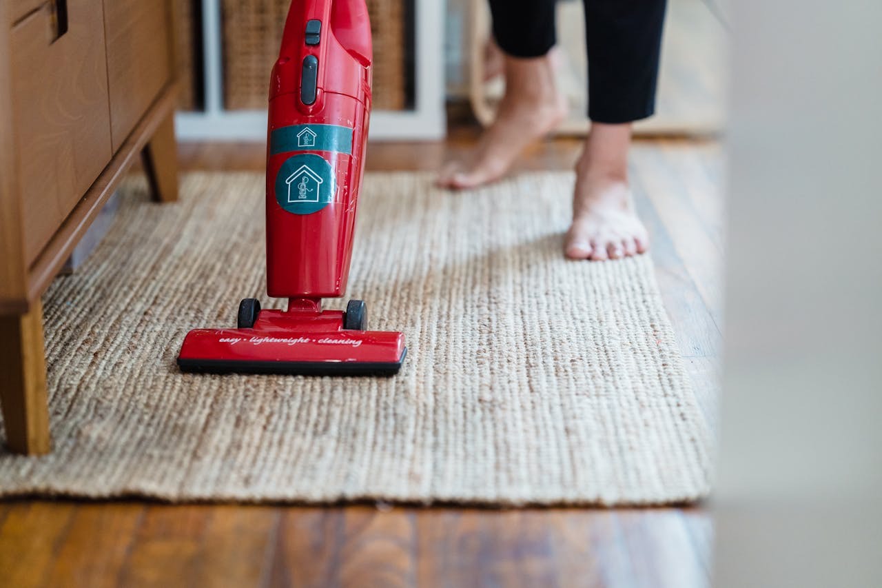 Carpet cleaning in a Whistler home after mud season